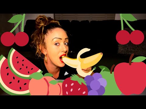 ASMR feeling fruity🤪 ( enjoy my favourite fruit with me 😍) (SUBSCRIBE) (SUBSCRIBE) (SUBSCRIBE)