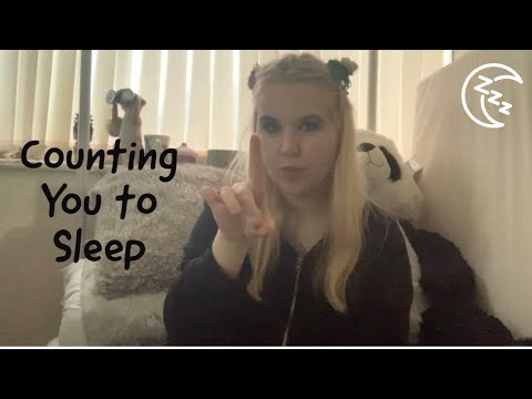 ASMR Counting You To Sleep (With Tracing) - Whispered
