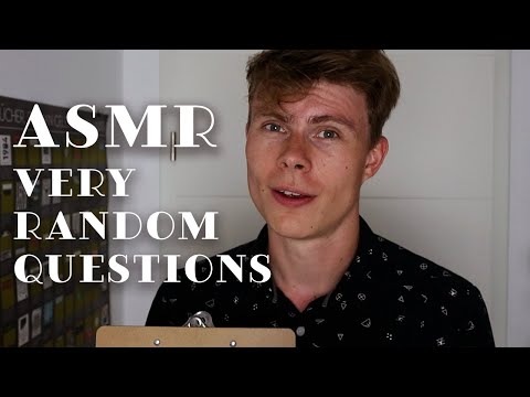 ASMR Roleplay – Asking You VERY RANDOM questions