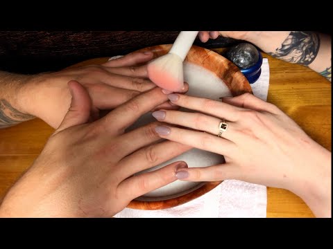 ASMR Manicure + Hand Massage ♥️ Tingly Touching Triggers