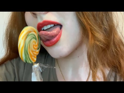 ASMR | Lollipop Candy | Tingly Mouth Sounds