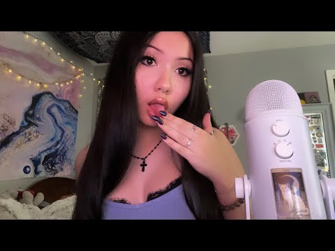 ASMR Gently Spit Painting You 🤍 (personal attention, mouth sounds)