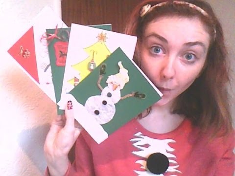 Making Christmas Cards (ASMR)