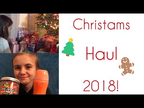 Christmas haul 2018!