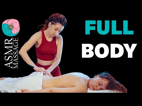 ASMR Relaxing Full Body Massage by Anna | tingle sounds for sleep