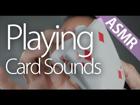 ASMR Random Tingles 2 - Playing Cards (binaural, ear to ear)