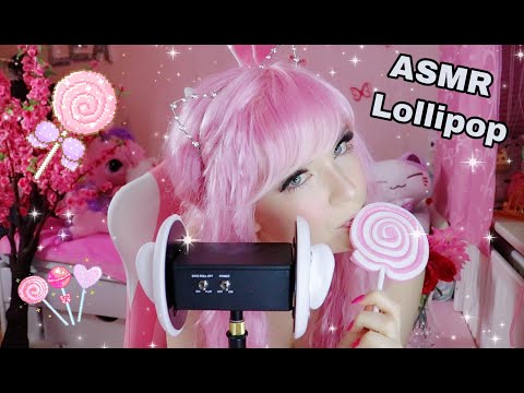 ASMR - Lollypop Licking Mouth Sounds | Lealolly