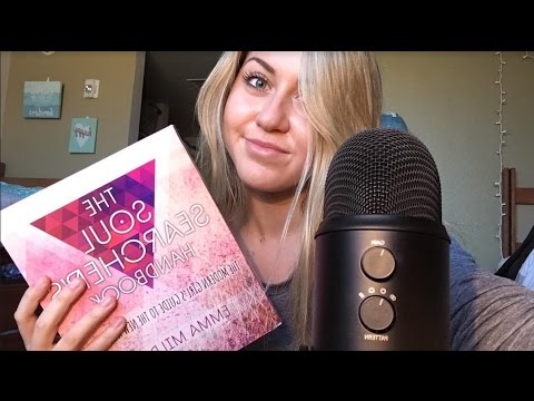 ASMR SUPER RELAXING Tapping, Page Flipping, and Reading!!