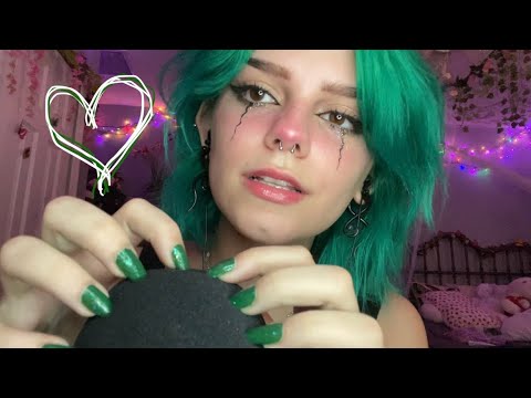 ASMR putting pressure on the mic | poking & scratching the mic