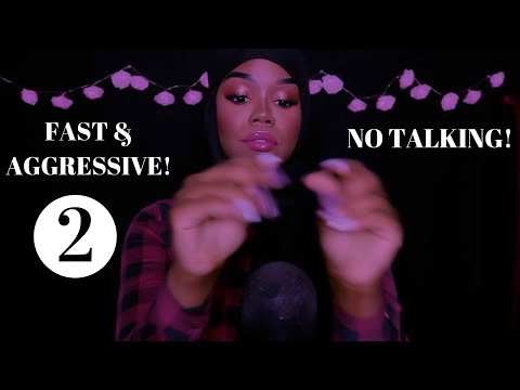 ASMR | Fast, Aggressive, Unpredictable Triggers 💨 (NO TALKING)  PART 2