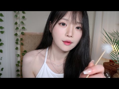 ASMR(Sub✔)휴양지에서 물놀이 후 시원한 귀청소 상황극 Clean your ears after playing in the water at a vacation spot