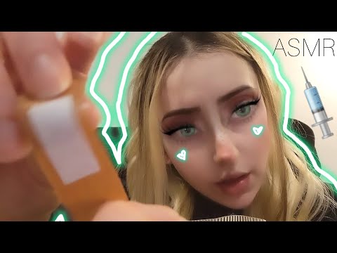 ASMR 1 MINUTE taking care of your wounds
