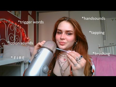 another ASMR! | trigger words, lotion sounds, tapping, brushing, mouthsounds | ASMR german/deutsch