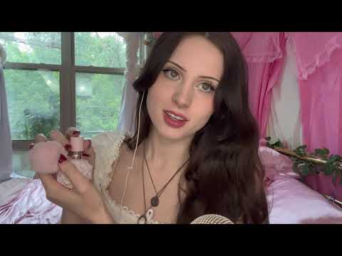 ASMR doing your makeup quickly in 1 minute
