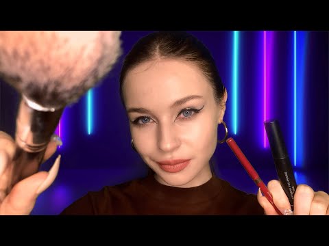 ASMR Euphoria Student Does Your Makeup In Detention Roleplay 💜 | Relaxing Whispers & Layered Sounds