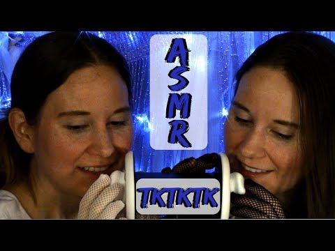 Tingle Twins #2 ASMR~tktktk~Up close~Aggressive~Ear to ear 3Dio and gloves