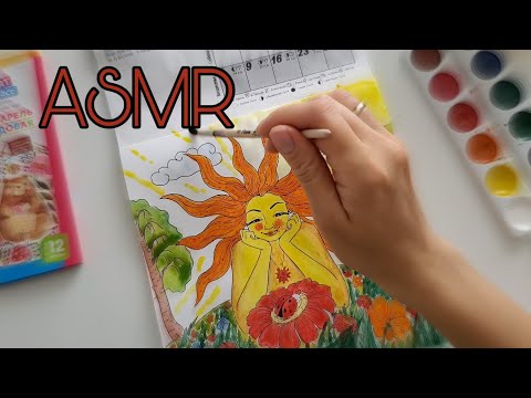 АСМР Рисунок | Терапевтическая раскраска 🎨🖼 Для сна и расслабления