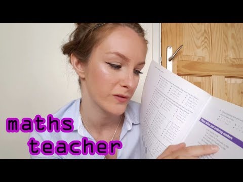 ASMR Female Maths Teacher Roleplay For Sleep and Relaxation. Soft Spoken.