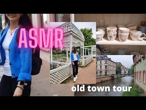 ASMR | Walk Through an old German City 🏰 Wir fahren nach Ettlingen 😋  ASMR Deutsch/German | АСМР