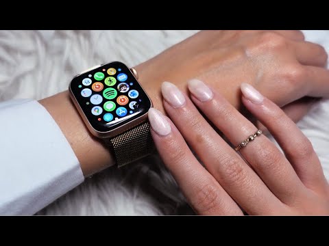 ASMR What's on my Apple Watch ~ tapping & whispering to help you relax