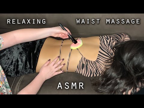 ASMR | Tingling Waist Massage and Brushing