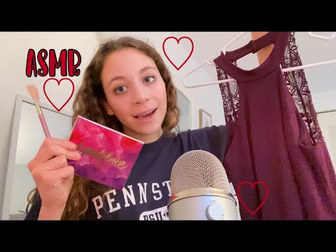 ASMR getting you ready for your VALENTINES DATE!!!♥️♥️♥️