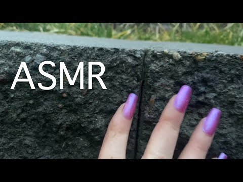 ASMR - Outdoor scratching, tapping, tracing & lots of camera tapping!