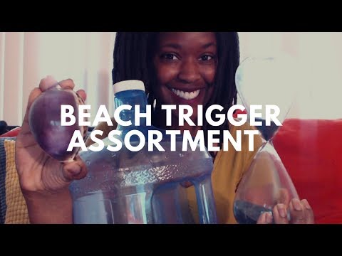 ASMR Beach Trigger Assortment [Seashell Tapping, Sand & Water Sounds]