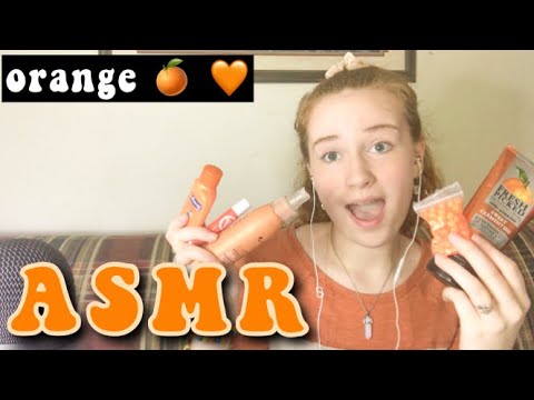 ASMR Orange triggers! 🧡( rainbow series )