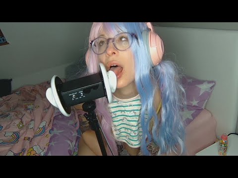Salvia &  Spit Messy Baby ASMR eating crunchy sounds