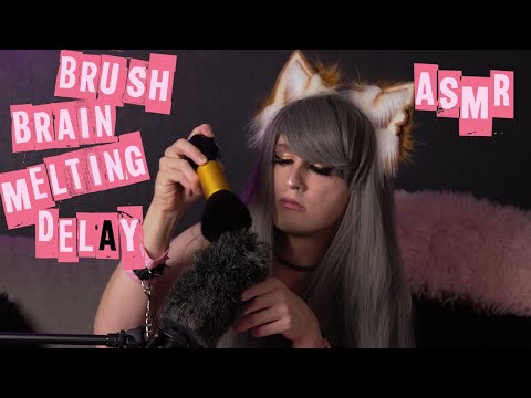 ASMR Fox Brushes and Sniffs Your Brain with Deep Delay Effect