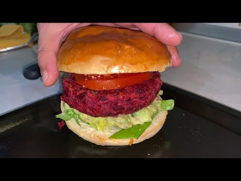 ASMR COOKING with my dad🥺 | Vegeterian Burgers with Guacamole