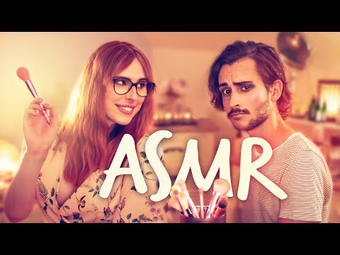 ASMR Roleplay 💄My British Girlfriend does my MAKEUP (Parody ft. AvaSMR)