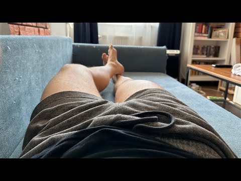 FALL ASLEEP ON MY BELLY * male mouth sounds * ASMR