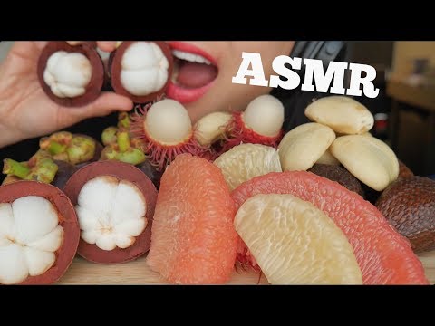 ASMR EXOTIC FRUITS (EATING SOUNDS) NO TALKING | SAS-ASMR