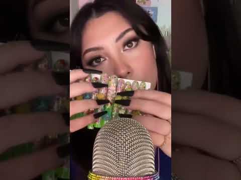 ASMR quick tapping for 15 seconds 💜 *click “Created from ASMR JADE” for the full video*