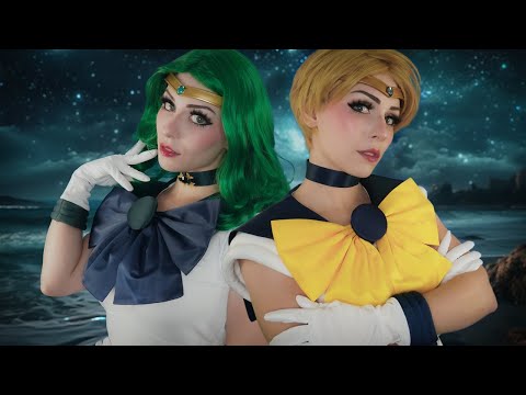 ASMR Sailor Uranus and Sailor Neptune - Your Personal Guardians 🌙✨