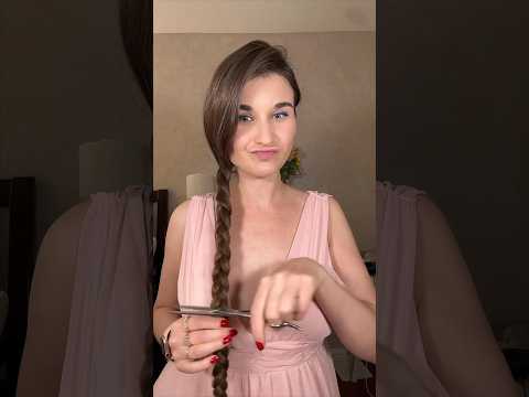 To cut or not to cut long hair - this is a question #asmr #longhair #asmrroleplay