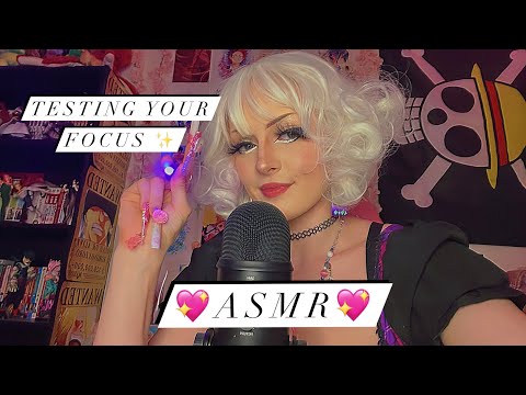 ASMR// Testing your focus(fast triggers/visual triggers)