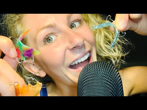 ASMR// RETAINER SOUNDS, INAUDIBLE WHISPERS, Q&A SOON?!?