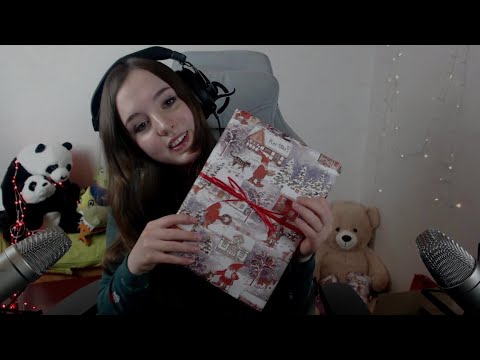 ASMR - Merry Christmas! Wrap some gifts with me - Day 24 of asmr advent calendar