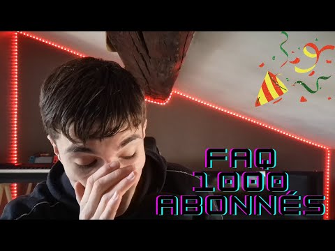 ASMR Français - 🎉 FAQ 1000 Abonnés 🎉