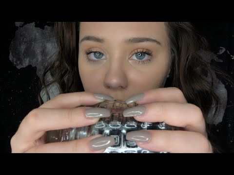 ASMR - Glass Tapping With Long Nails (Relaxing & Tingly)