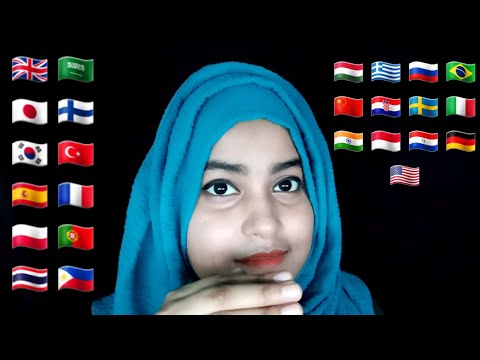 ASMR "You Are Safe Here" In Different Languages With Whispering