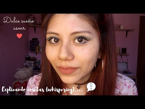 ASMR Español - Explicando cositas ...(Zinff, banner, canal y ....) / whispering / chit chat