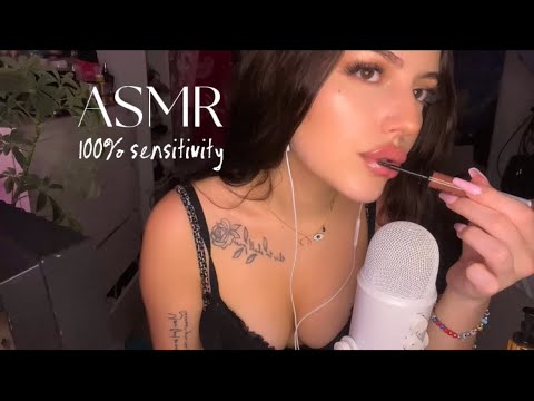 2 minutes of pure mouth sounds at 100% mic sensitivity! 🤤 *SO TINGLY