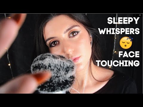 ASMR Personal Attention Face Touching & Fluffy Mic Scratching ❤️ Rambling