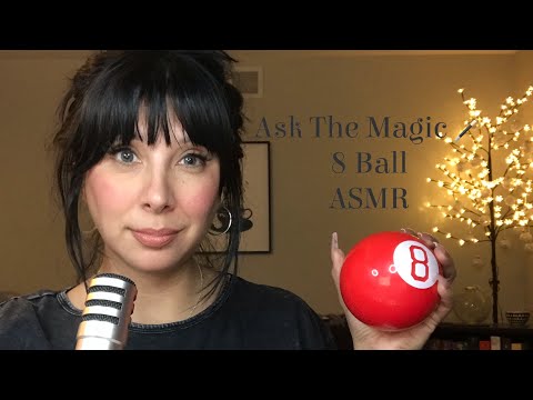 Ask a Magic 8 Ball/ Gum Chewing/ Tapping ASMR