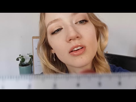 [ASMR] Eye test and glasses fitting at the optician ~ light triggers, personal attention