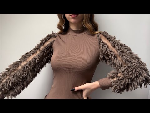 ASMR | Hypnotic hand movements, finger fluttering, fabric scratching and tongue sounds🫠